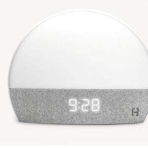 Hatch White and Gray Smart Clock
